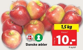 Lidl Danske æbler tilbud