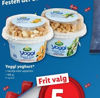 Lidl Yoggi yoghurt tilbud