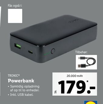 Lidl Powerbank tilbud