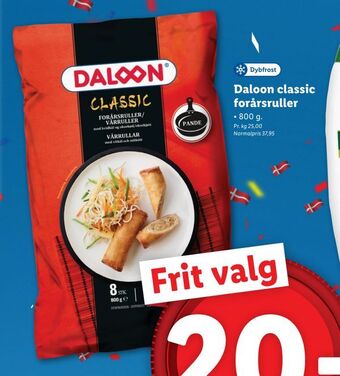 Lidl Daloon classic forårsruller tilbud