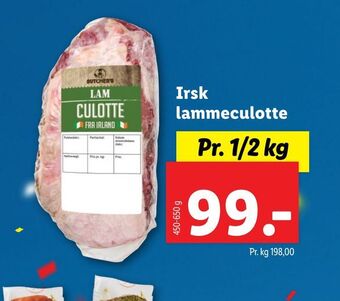 Lidl Irsk lammeculotte tilbud