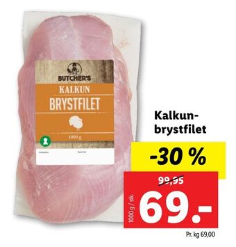 Lidl Kalkun brystfilet tilbud