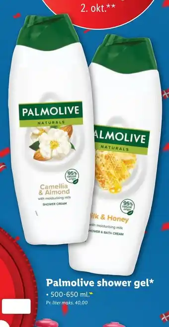 Lidl Palmolive shower gel tilbud