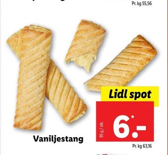Lidl Vaniljestang tilbud