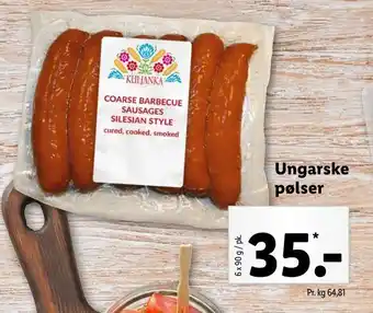 Lidl Ungarske pølser tilbud