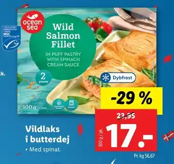 Lidl Vildlaks i butterdej tilbud