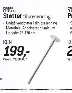 Thansen Støtter til presenning tilbud