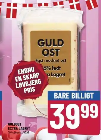 Løvbjerg Guldost extra lagret tilbud