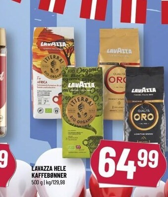 Løvbjerg Lavazza hele kaffebønner tilbud
