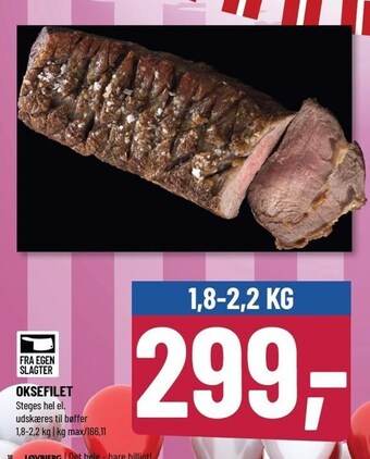 Løvbjerg Oksefilet tilbud