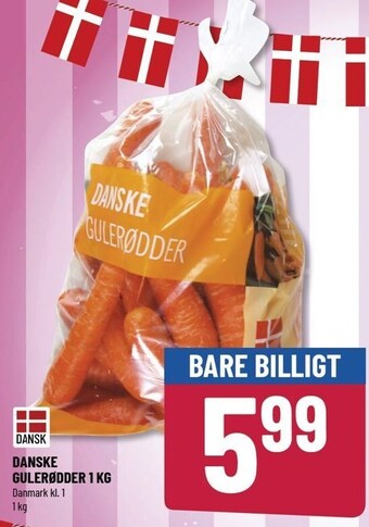 Løvbjerg Danske gulerødder 1 kg tilbud