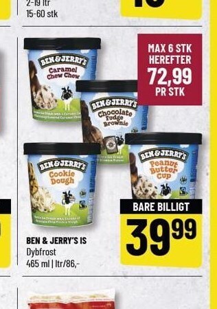 Løvbjerg Ben & jerry´s is tilbud