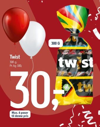 Føtex Twist dessertchokolade tilbud