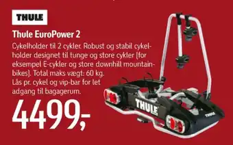 Føtex Thule cykelholder tilbud