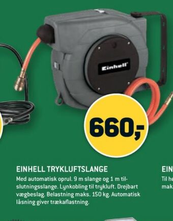 XL-BYG Einhell trykluftslange tilbud