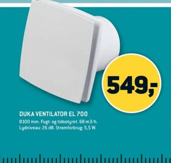 XL-BYG Duka ventilator tilbud