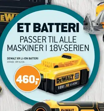 XL-BYG Dewalt batteri tilbud