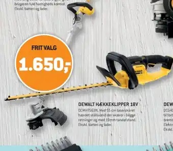 XL-BYG Dewalt hækkeklipper tilbud