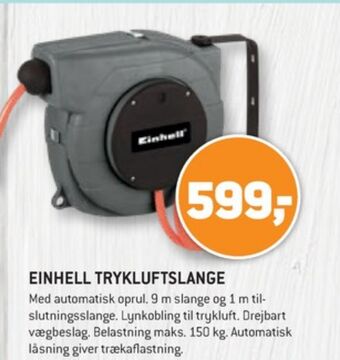 XL-BYG Einhell trykluftslange tilbud