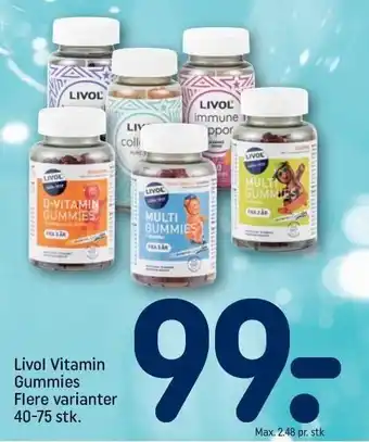 REMA 1000 Livol vitamin tilbud