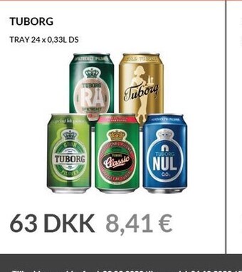 Nielsen's Discount Tuborg tilbud