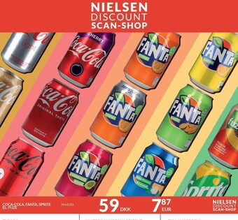 Nielsen's Discount Coca-cola, fanta, sprite el. fuze tilbud