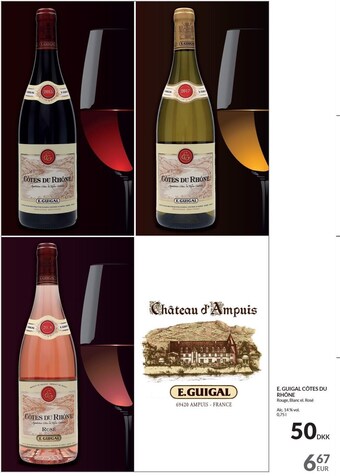 Nielsen's Discount E. guigal cotes du rhone tilbud