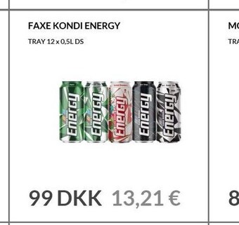 Nielsen's Discount Faxe kondi energy tilbud