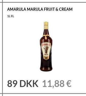 Amarula marula fruit & cream