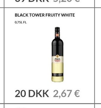 Nielsen's Discount Black tower fruity white tilbud