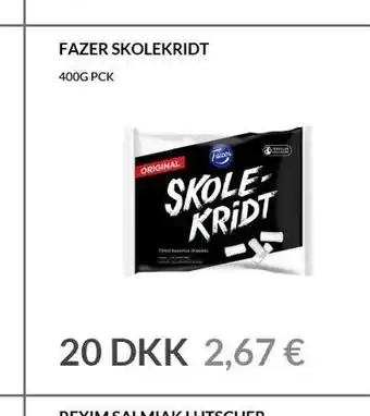 Nielsen's Discount Fazer skolekridt tilbud
