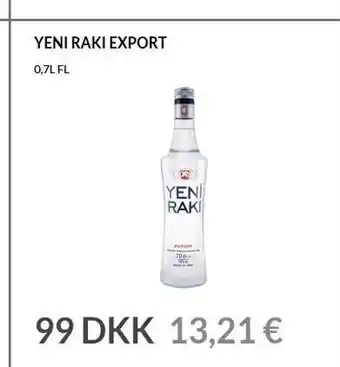 Nielsen's Discount Yeni raki export tilbud