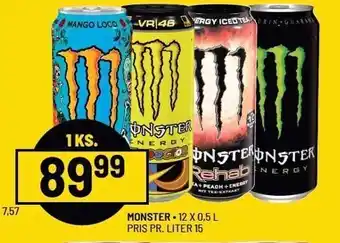 Priss Monster energidrik 1 ks. tilbud