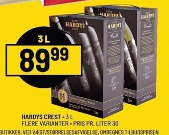 Hardys crest 3 l