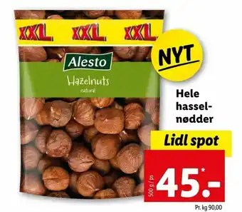 Let-Køb Hele hassel nødder tilbud