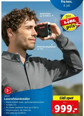 Laserafstandsmåler