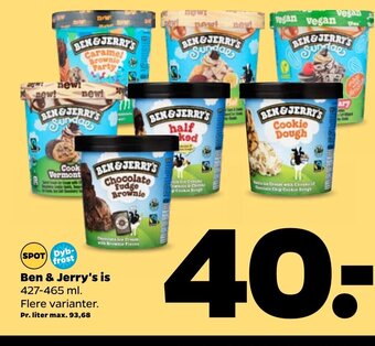 Netto Ben & Jerry's is tilbud