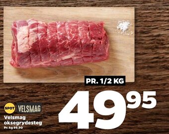 Netto Velsmag oksegrydesteg tilbud