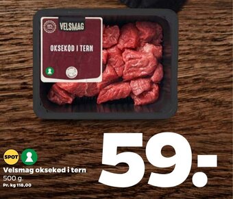 Netto Velsmag oksekød i tern tilbud