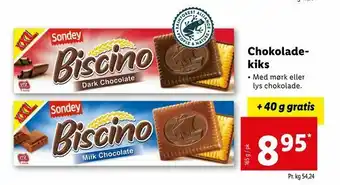 Let-Køb Chokolade kiks tilbud