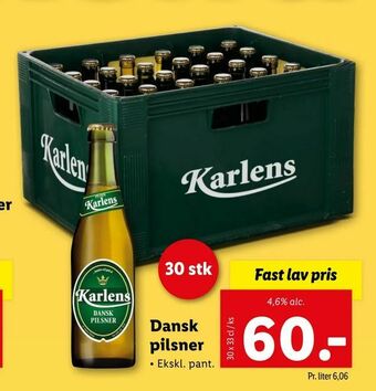 Let-Køb Dansk pilsner tilbud