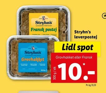 Let-Køb Stryhn's leverpostej tilbud