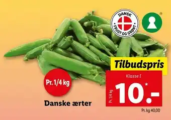 Let-Køb Danske ærter tilbud