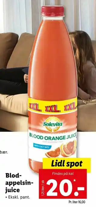 Let-Køb Blodappelsin- juice tilbud