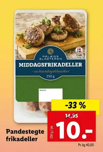 Let-Køb Pandestegte frikadeller tilbud