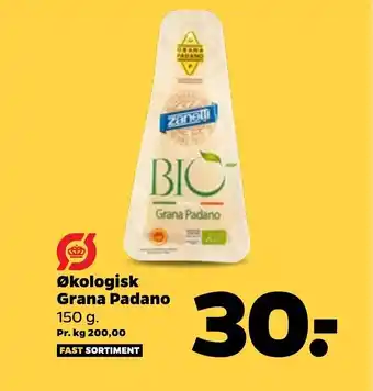 Netto Økologisk Grana Padano tilbud