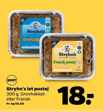 Netto Stryhn's let postej tilbud