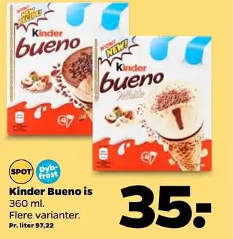 Netto Kinder Bueno is tilbud