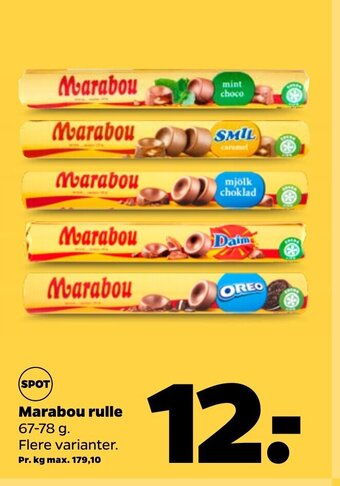 Netto Marabou rulle tilbud