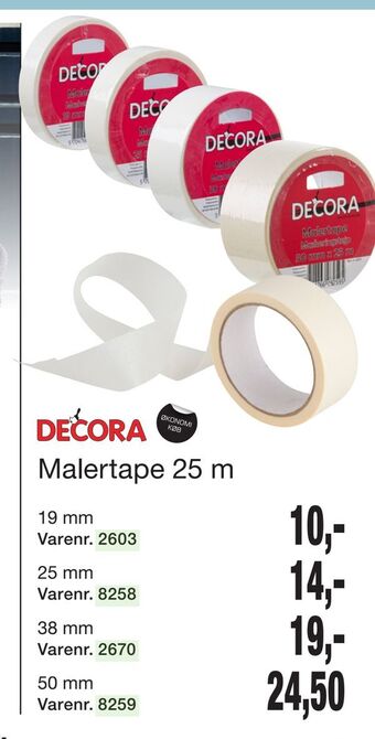 Harald Nyborg Malertape 25 m tilbud